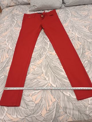 Pantalones Rojos Stradivarius - T.38