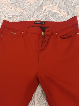 Pantalones Rojos Stradivarius - T.38