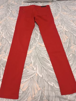 Pantalones Rojos Stradivarius - T.38