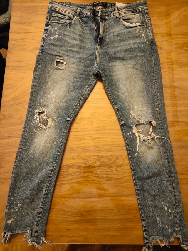 Jeans Zara rotos - Carrot Fit talla 44