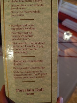 Muñeca porcelana novia