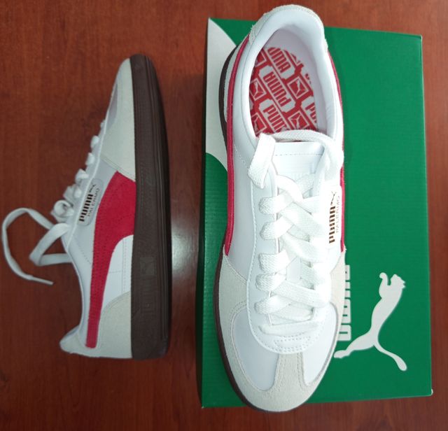 Zapatillas Puma  - rojas y blancas