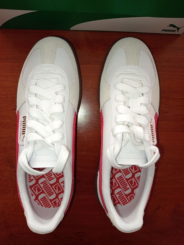 Zapatillas Puma  - rojas y blancas