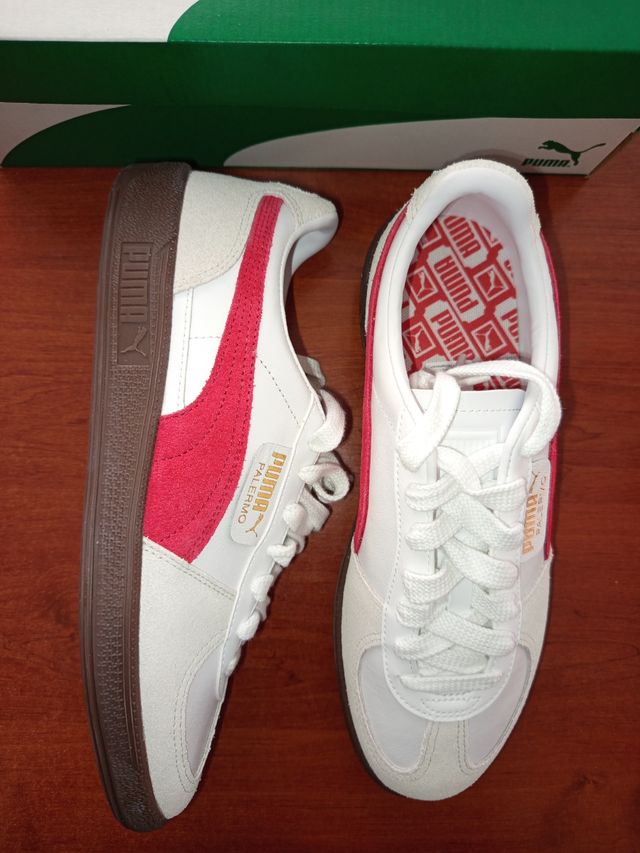 Zapatillas Puma  - rojas y blancas