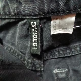 Jeans H&M neri Tg.XS (34/6)