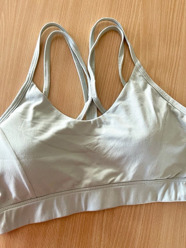 Sujetador deportivo verde menta