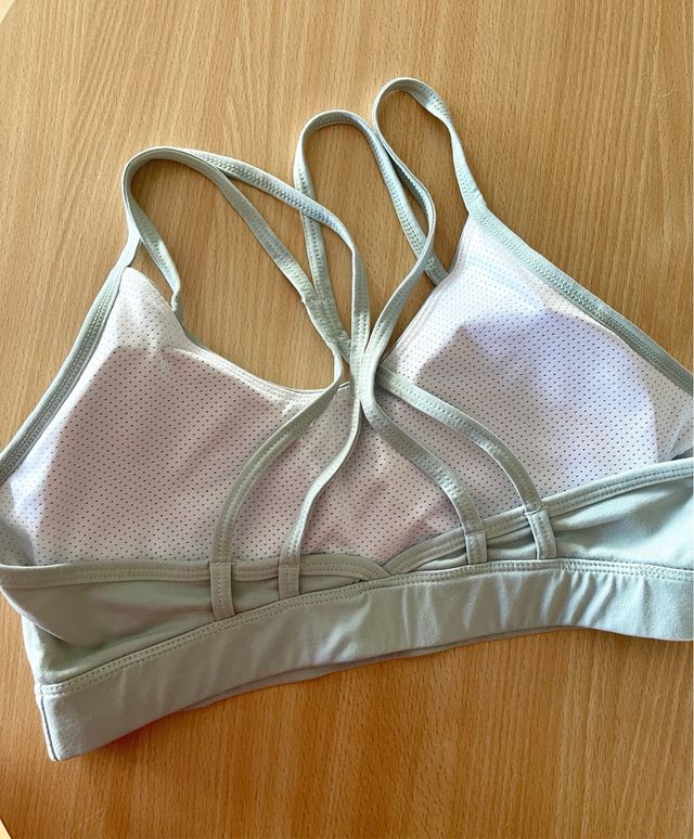 Sujetador deportivo verde menta