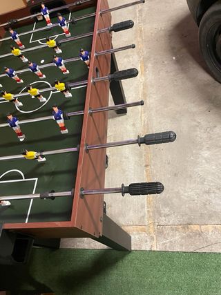 Mesa multijuegos: futbolín, billar, ping pong