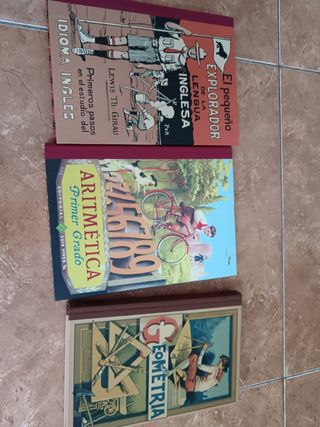 Libri antichi: lingua inglese, aritmetica, Geomet
