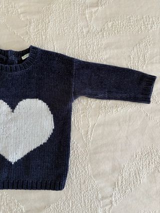 Maglia cuore bimba - Benetton