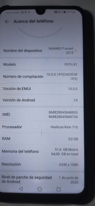 2 Huawei P Smart 2019 - Piezas