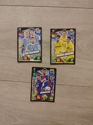 3 Cromos Adrenalyn XL Superhéroes