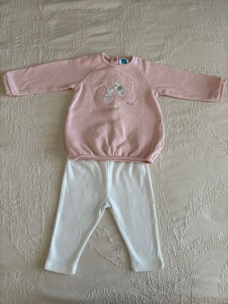 Completo neonata Thun: maglia e leggings