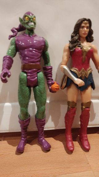Lote Figuras Marvel DC: Joker, Wonder Woman, Duend