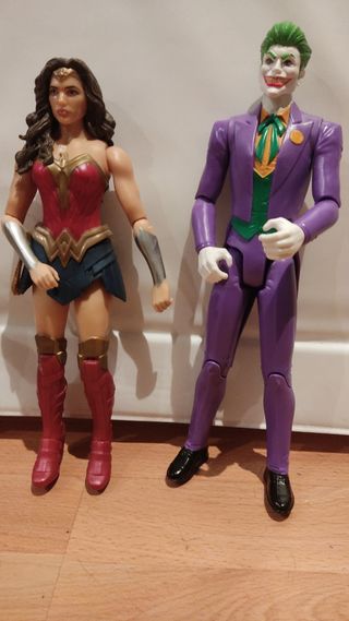 Lote Figuras Marvel DC: Joker, Wonder Woman, Duend