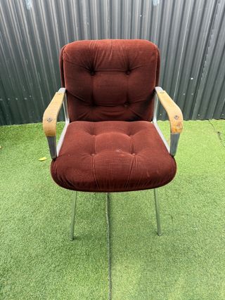 Silla vintage marrón