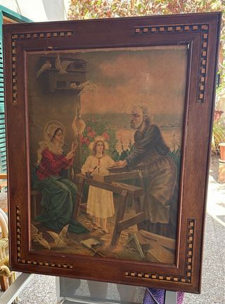 Sagrada Familia - Cuadro antiguo