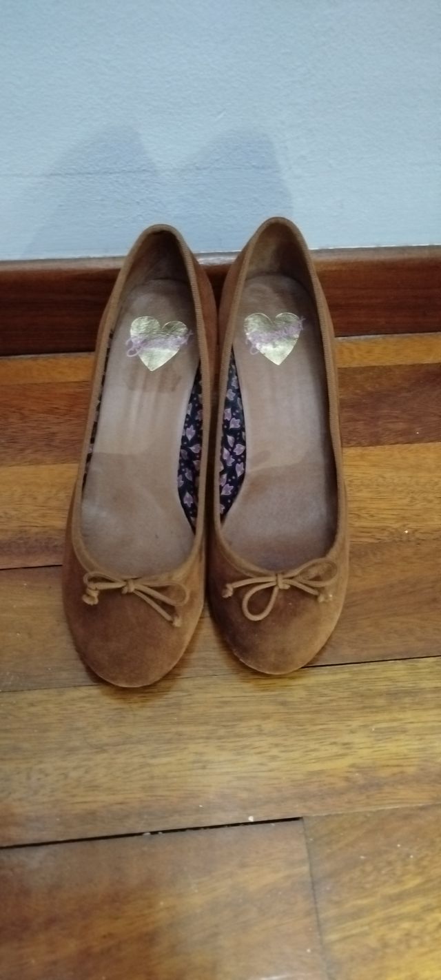 Zapatos ante camel mujer nº 37