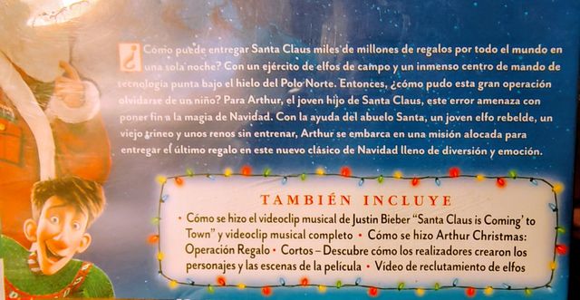 Arthur Christmas DVD - Operación Regalo