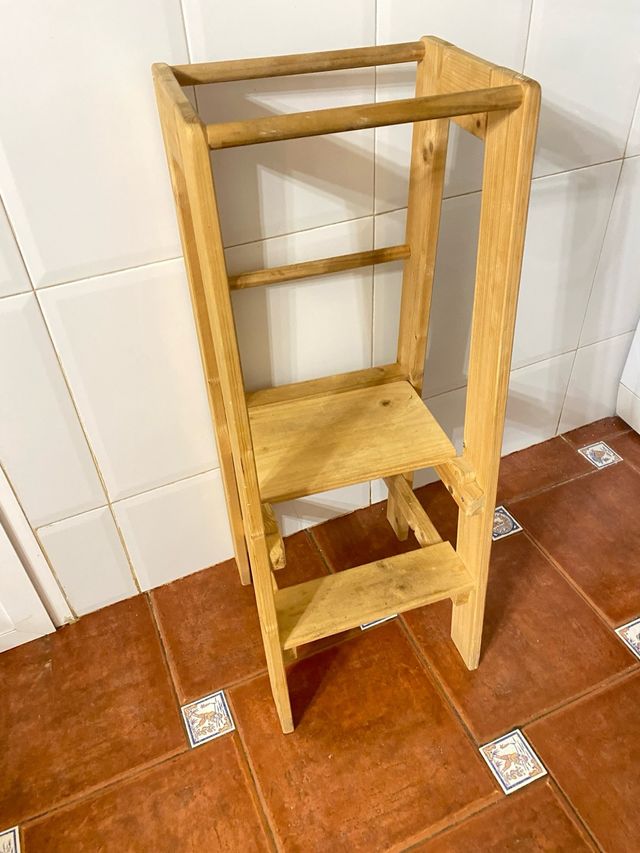 Torre aprendizaje madera niños