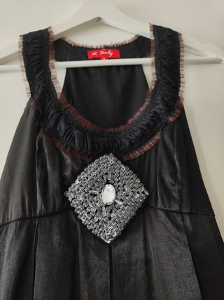Vestido negro Derhy elegante talla S