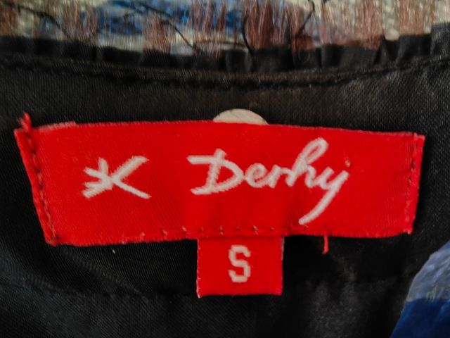 Vestido negro Derhy elegante talla S