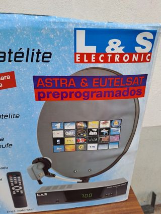 Receptor Satélite L&S + Antena