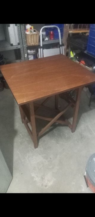 Mesa de madera plegable
