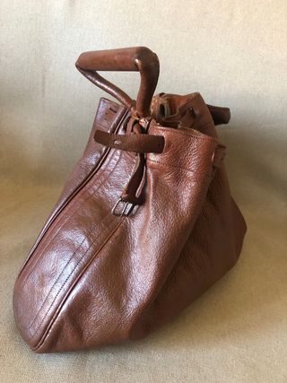 Bolso zurrón caza en cuero