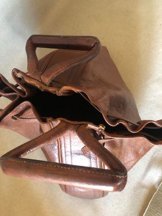 Bolso zurrón caza en cuero