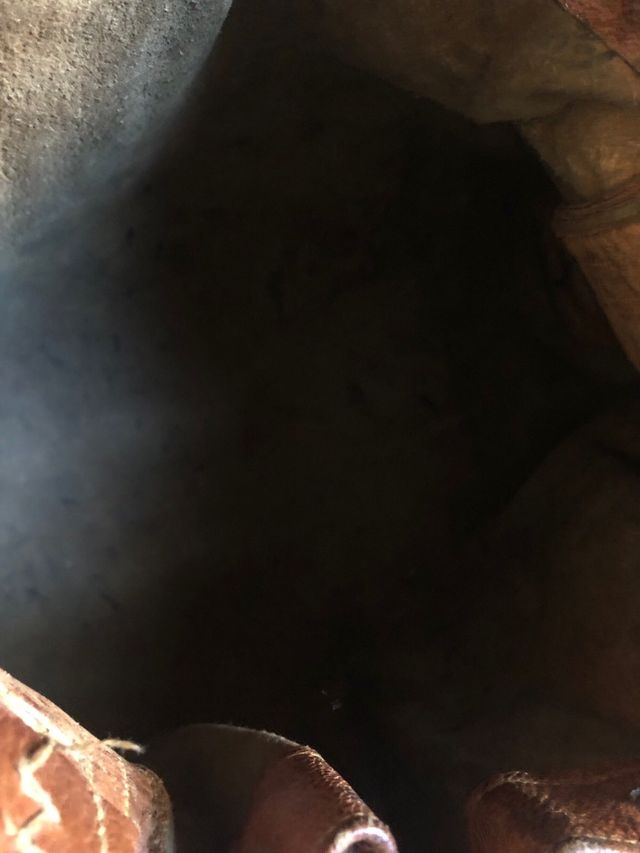 Bolso zurrón caza en cuero