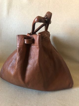Bolso zurrón caza en cuero