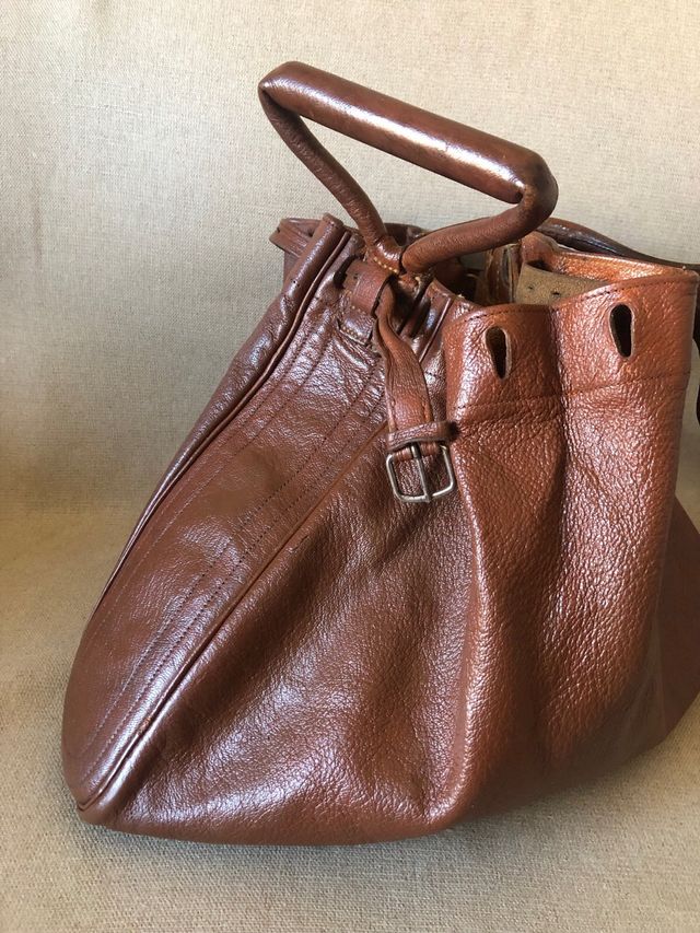 Bolso zurrón caza en cuero