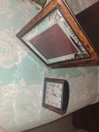 Marco foto plata - Reloj