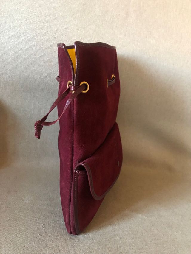 Conjunto de cartas, tapete, bolsa de transporte em pele