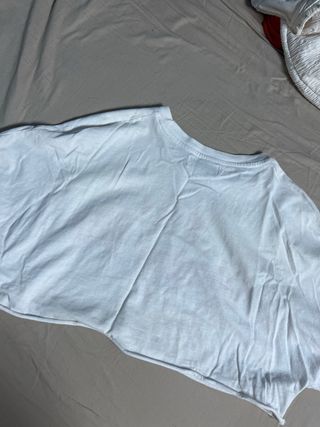 Crop top Bershka XS - Blanco
