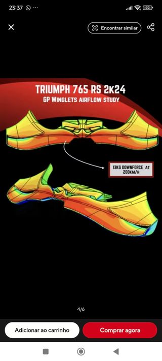 Triumph Speed Triple 1200 RS - Spoiler Dianteiro