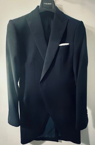 Chaqué Silbon azul marino. 