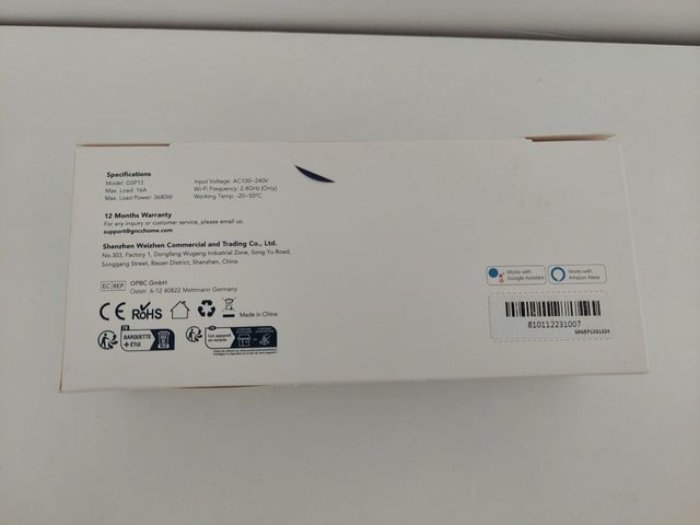 4 Smart Plugs SP12 - Enchufes inteligentes