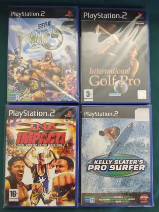 Lote 4 juegos PS2 deportes varios  PAL España