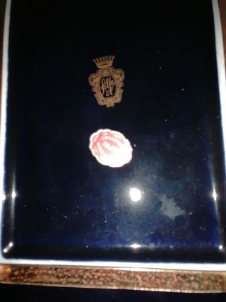 Caixa guarda -Jóias Porcelana Azul