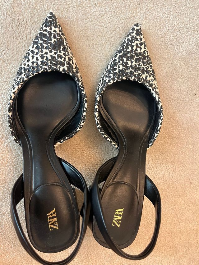 Zapatos Zara - Tacones bicolor