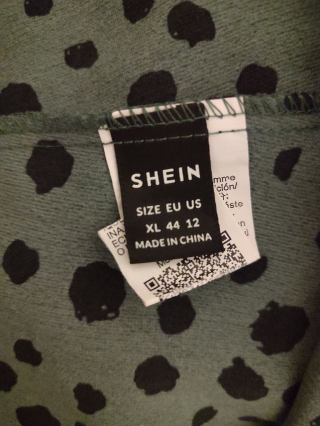 Vestido largo negro y verde