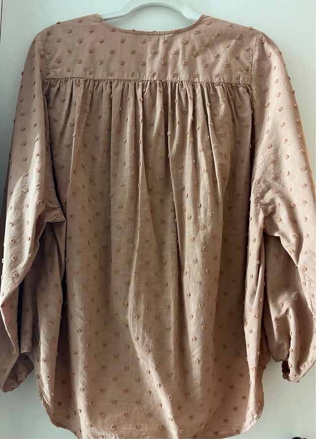 Blusa Zara rosa palo- talla XS