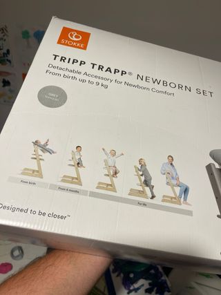 Tripp Trapp Newborn Set (recién nacido) - Gris