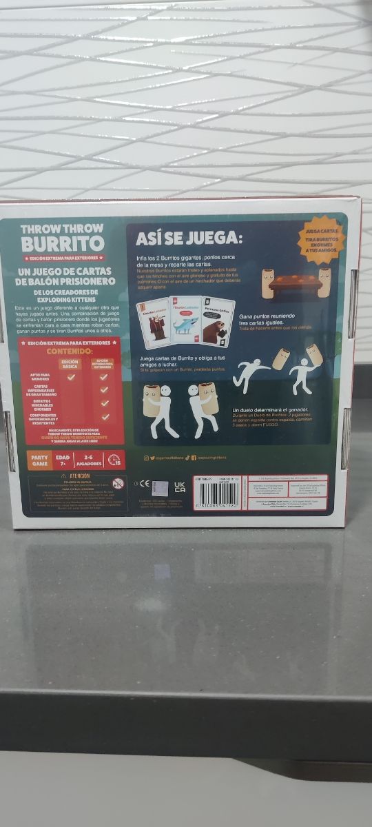 Juego de mesa Throw Throw Burrito Extrema