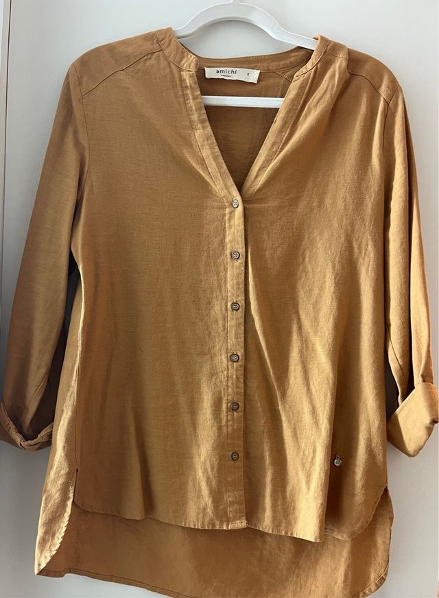 Blusa Amichi marrón talla S