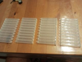 4 CAJAS  ORGANIZADORAS TRANSPARENTES SCALEXTRIC
