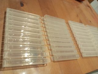 4 CAJAS  ORGANIZADORAS TRANSPARENTES SCALEXTRIC