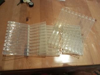4 CAJAS  ORGANIZADORAS TRANSPARENTES SCALEXTRIC